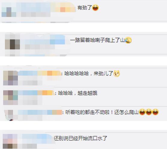 干豆腐卷大蔥，越走越輕松!景區(qū)商家喇叭硬核給爬山游客鼓勁