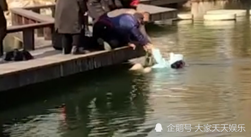 羽絨服還能“救命”？徐州一女子踩空墜湖，因羽絨服漂浮被救