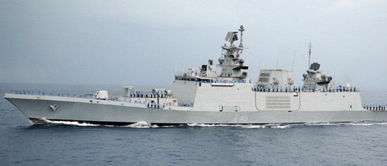 印度隱形護衛艦抵越南 將與越軍在南海舉行軍演