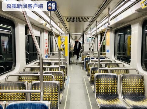 △圖為洛杉磯因疫情無人乘坐的地鐵系統&nbsp;&nbsp;