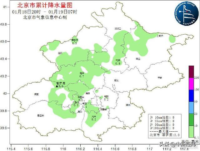 2021年第一場雪 北京地面開始見白 北方的雪說下就下！