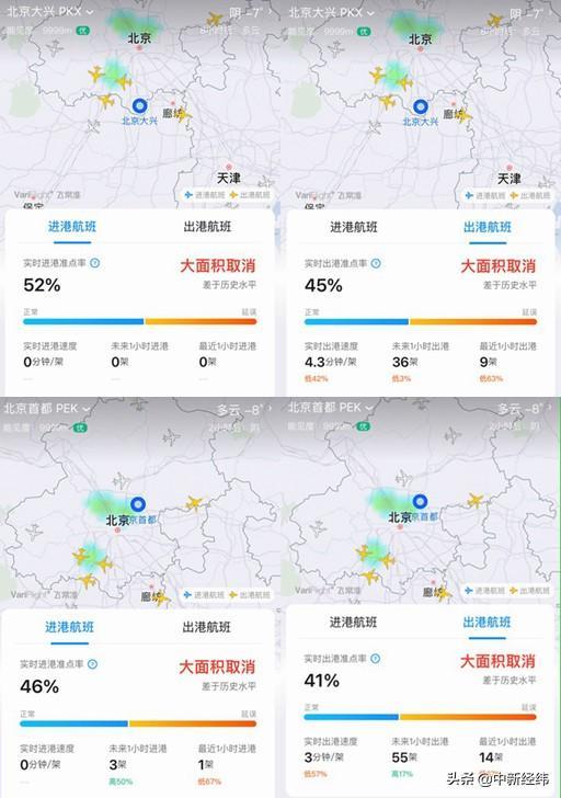 2021年第一場雪 北京地面開始見白 北方的雪說下就下！