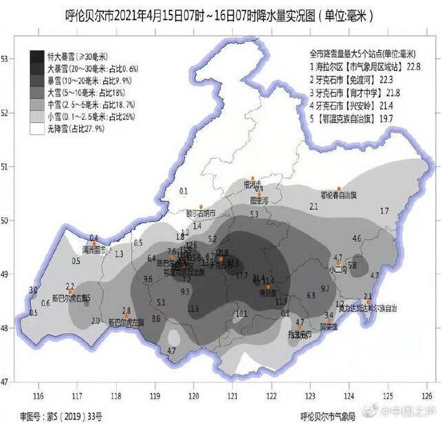 呼倫貝爾4月大雪紛飛！現場圖讓網友迷茫了：再過兩個月都入夏了