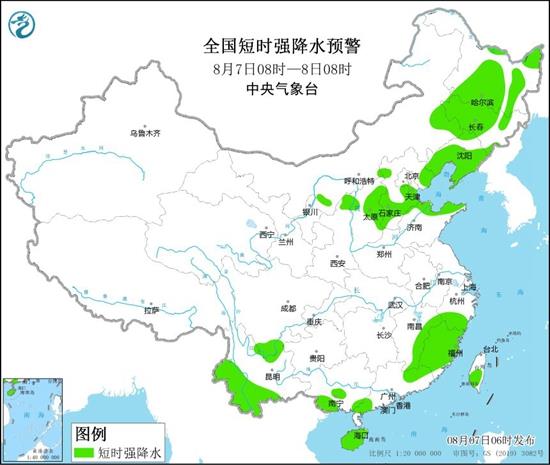 全國天氣預報：黑吉遼等13省區市部分地區有雷暴大風或冰雹