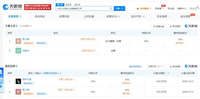 易上捷持股公司被執行388萬 疑似易烊千璽父親成被執行人